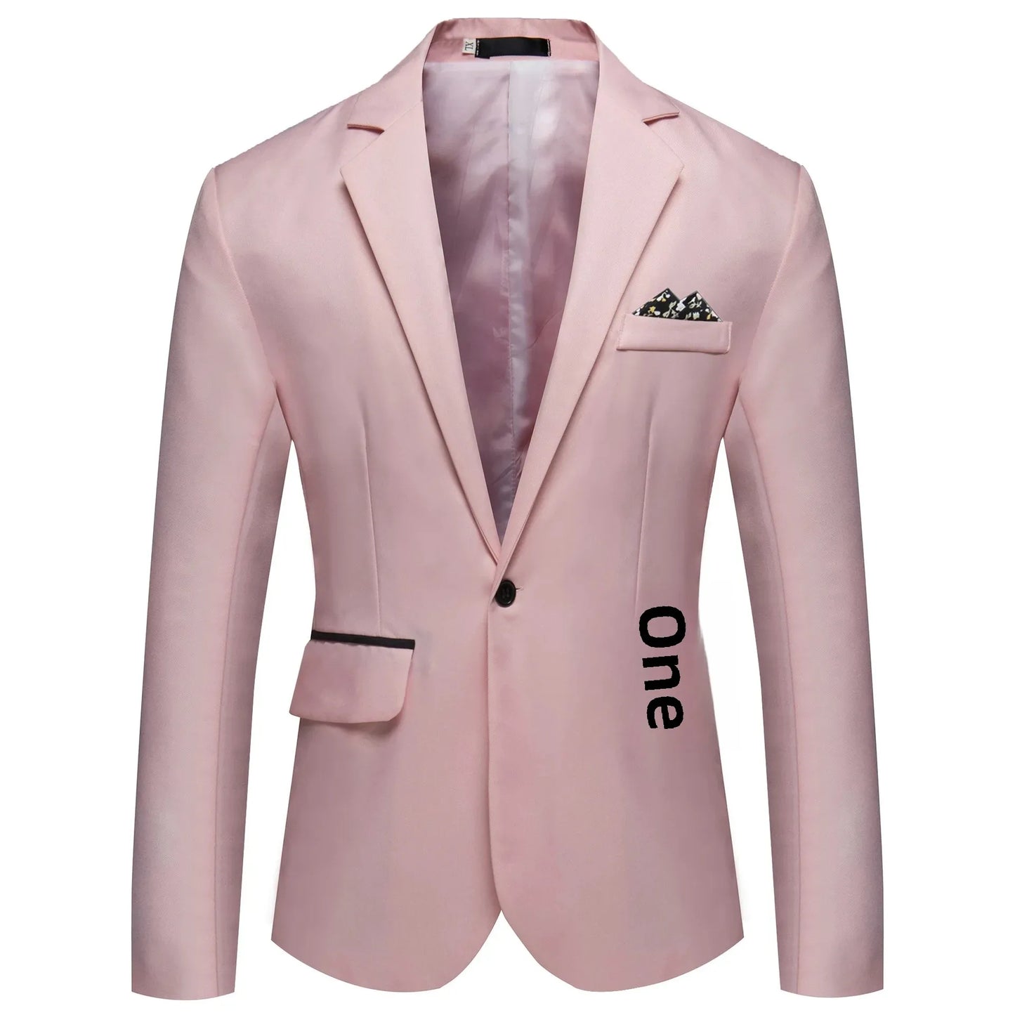 Men's Single Buttons Formal Business Suit Blazer