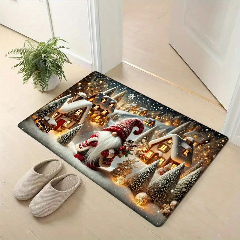 snow door mat
