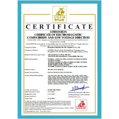 Multi-functional LED Touchscreen Automatic Oil-free Fryer