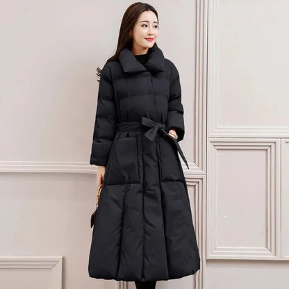 Women's Casual Long Down Parka