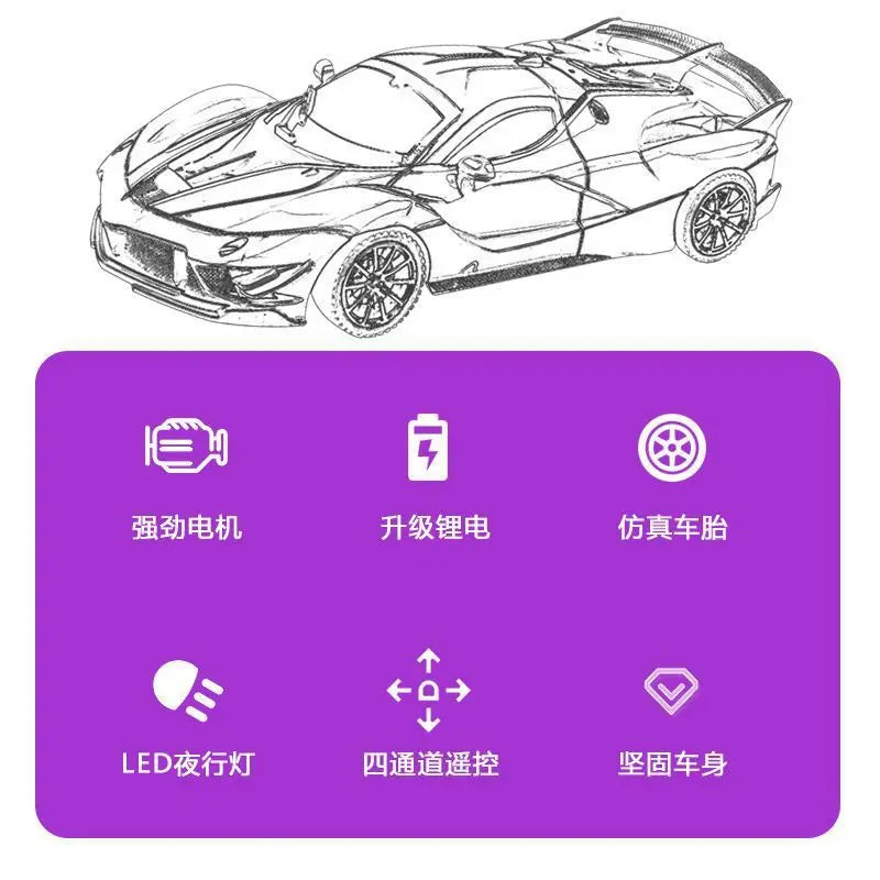 High-Speed 2.4G RC Sports Car