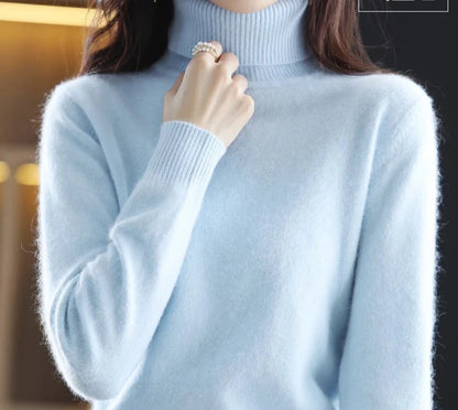 high neck sweater
