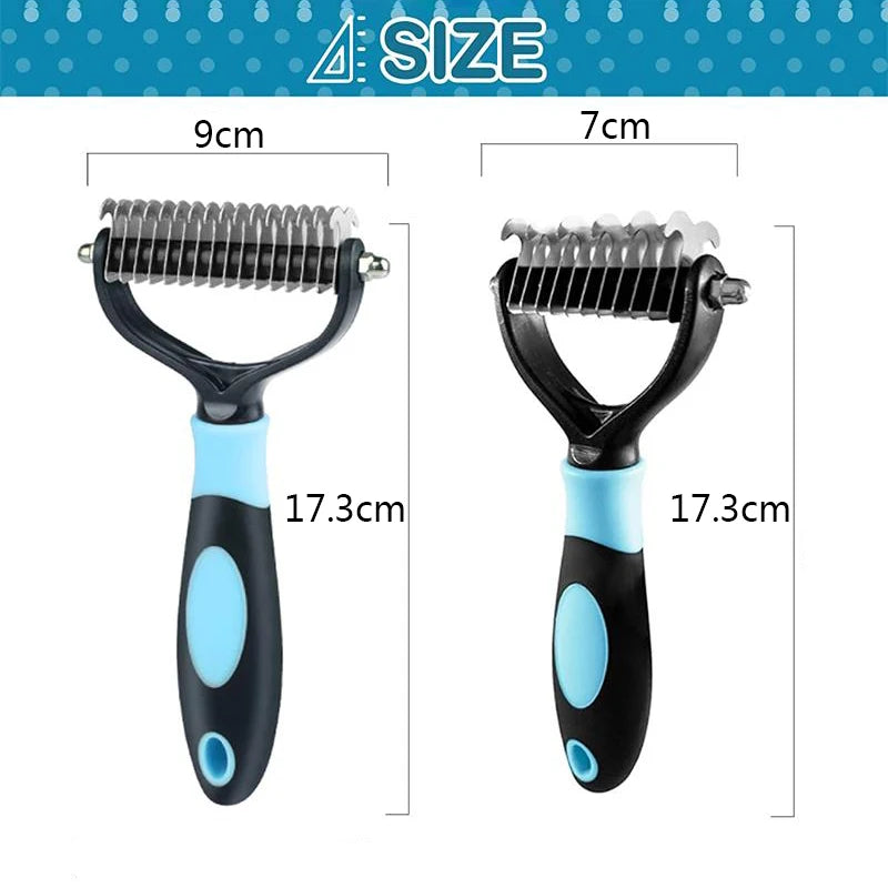 Épilateur de poils de chien, brosse pour chien, peigne en acier inoxydable pour chat, toilettage