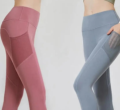 High Waist Cropped Yoga Leggings