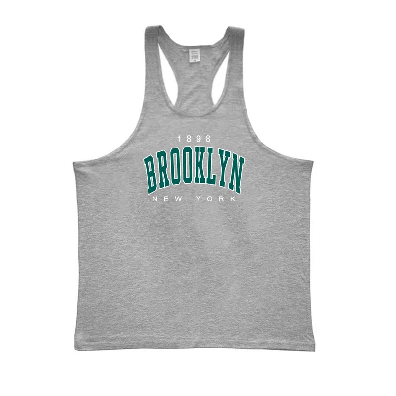 Men's Sleeveless Y-Back Stringer Tank Tops