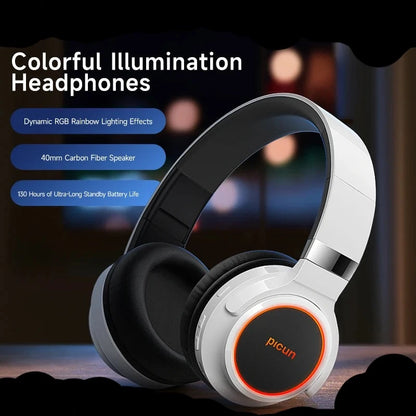 B2 RGB Bluetooth Headphones
