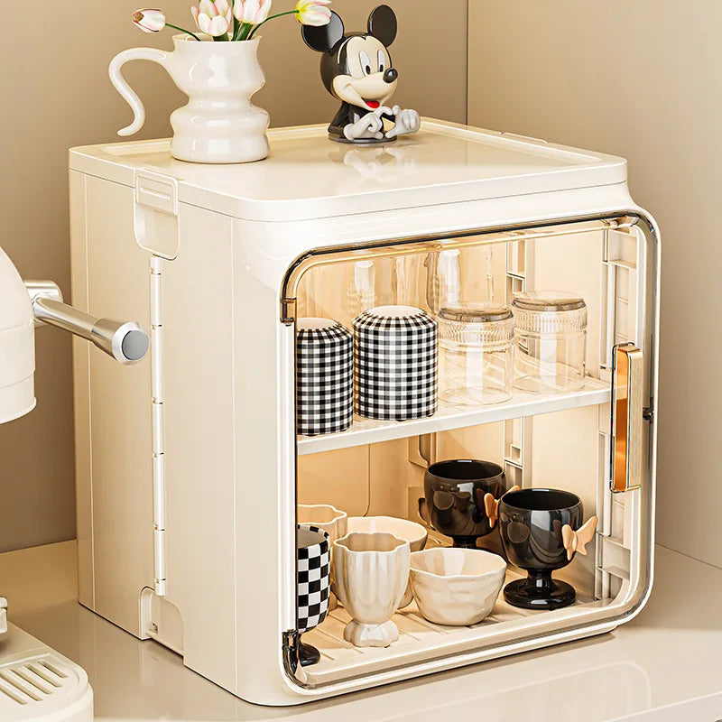 Dust-Proof Desktop Cup Holder & Rack