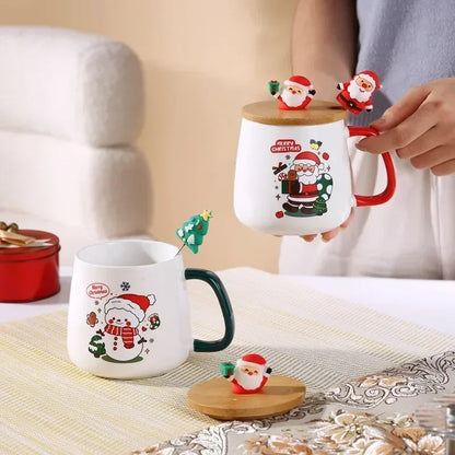 Coffret de tasses en céramique pour cadeau de Noël