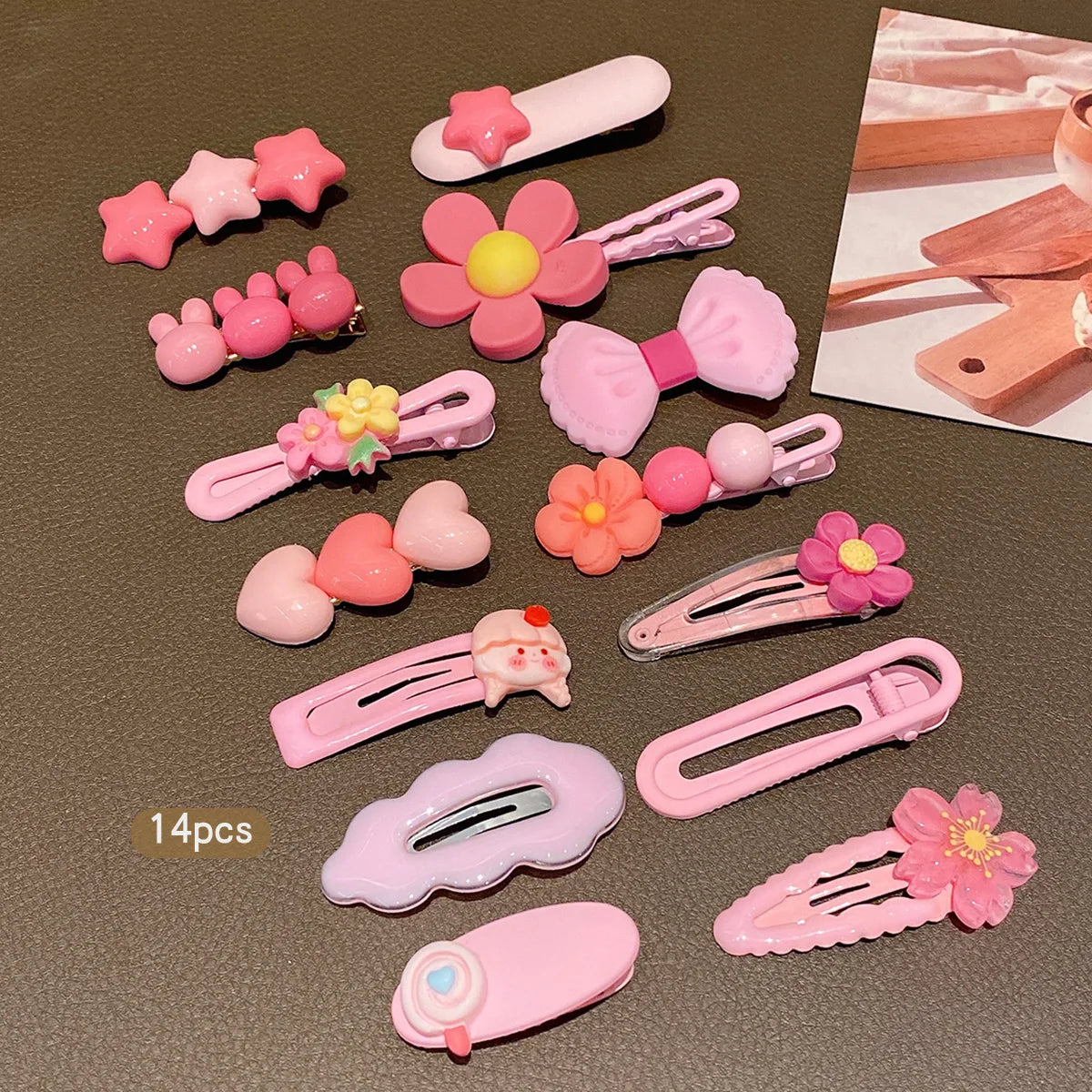 Adorable Cartoon Hair Clips for Girls