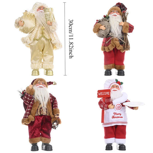 16 Zoll große stehende Weihnachtsmannfigur