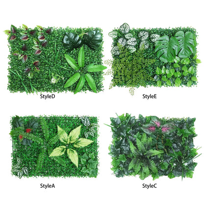 Artificial Green Wall Privacy Fence with Plastic Leaf
