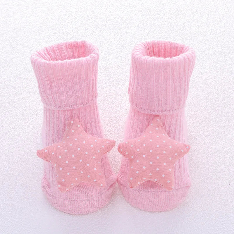 Rutschfeste Babysocken für Neugeborene im Frühling und Herbst