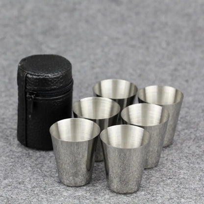 Ensemble de tasses polyvalentes en acier inoxydable