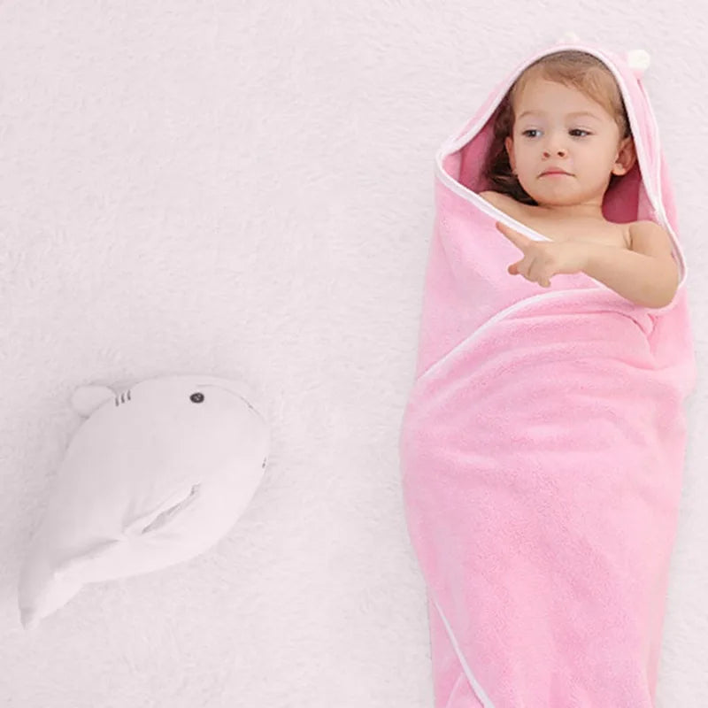 Baby Soft Bathrobe Hooded Towels