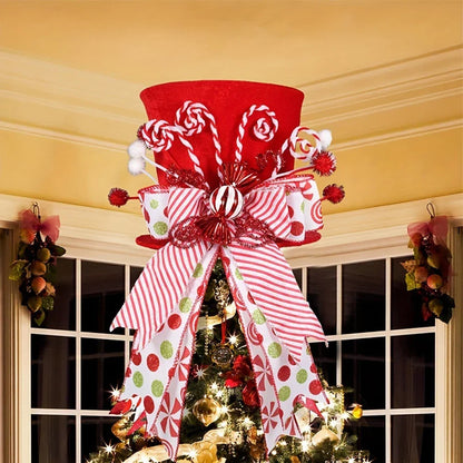 candy cane tree topper
