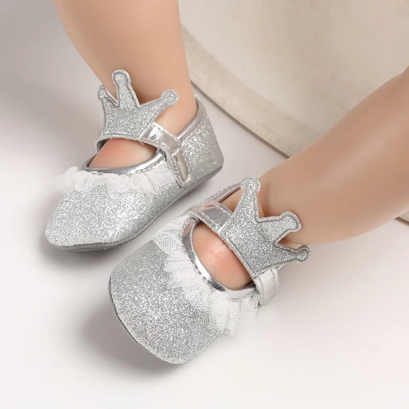 Non-slip Pink Newborn Baby Shoes