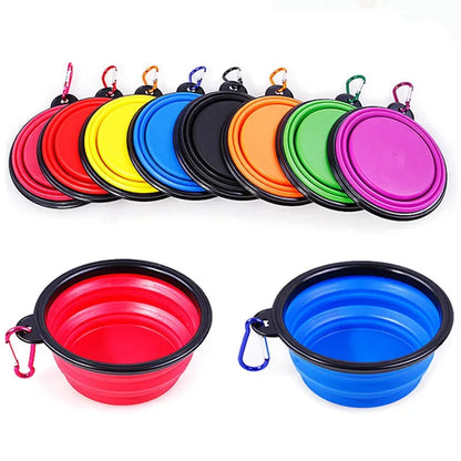 Collapsible Silicone Dog Bowl for Outdoor Travel