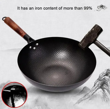 Handmade Iron Pot Frying Pan