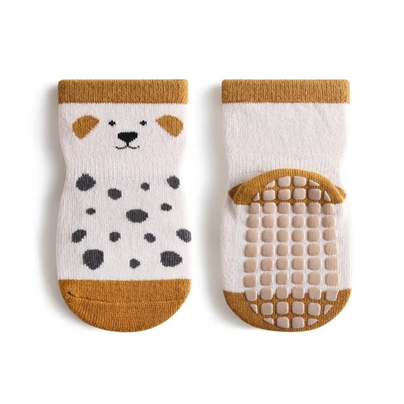 Ensemble de chaussettes antidérapantes pour bébé avec motif dessin animé 