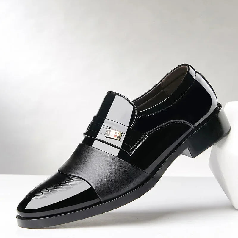 Chaussures habillées classiques en cuir Oxford pour hommes