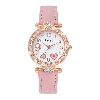 leather strap watches for ladies