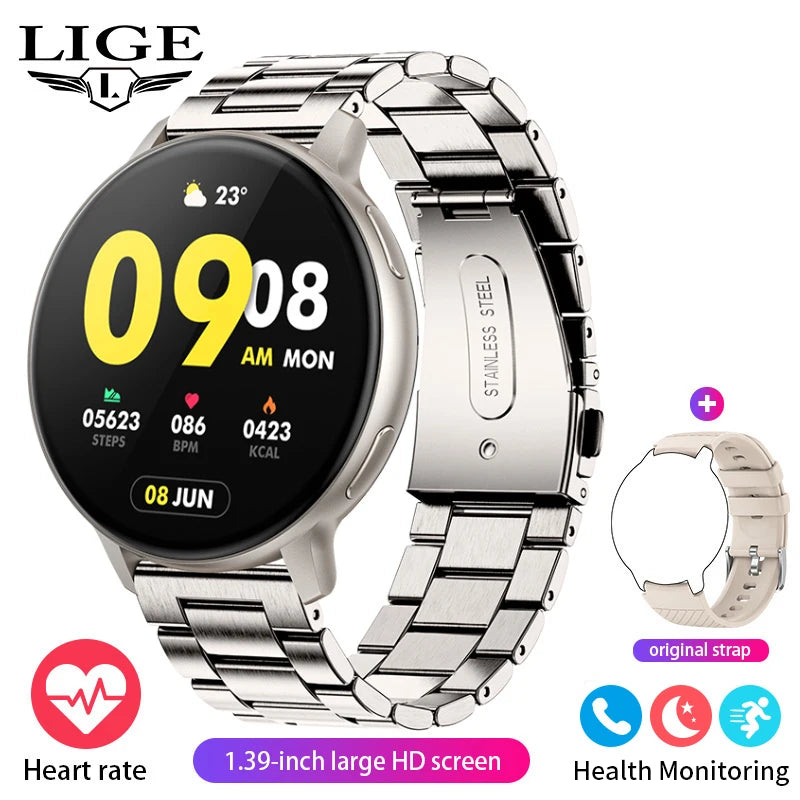 Women's Bluetooth Call Health Monitor Sports Smartwatch