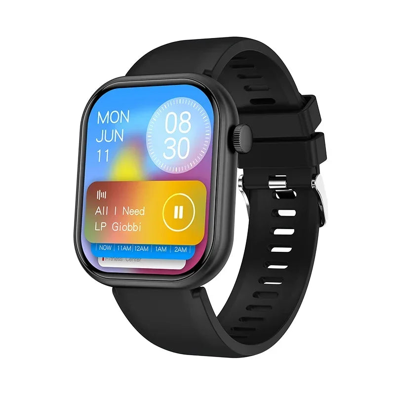 Unisex Bluetooth Fitness Smart Watch with Wireless Charging