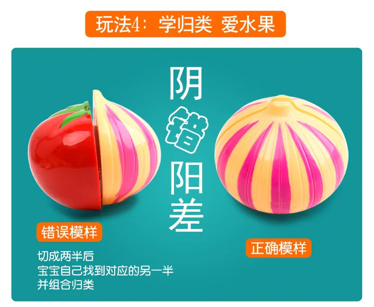 Cuisine pour enfants, découpe de fruits, légumes, aliments, cuisine, jouets interactifs