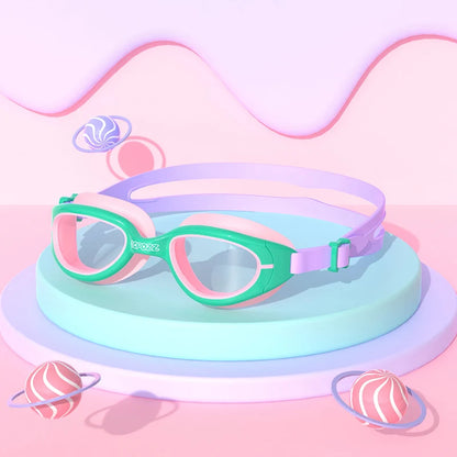 Lunettes de natation étanches et antibuée pour enfants
