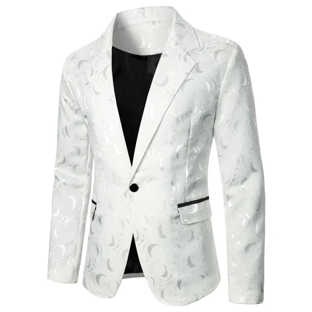 Men's Classical Floral Suit Blazer