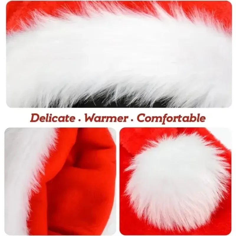 Red Christmas Holiday Santa Hat