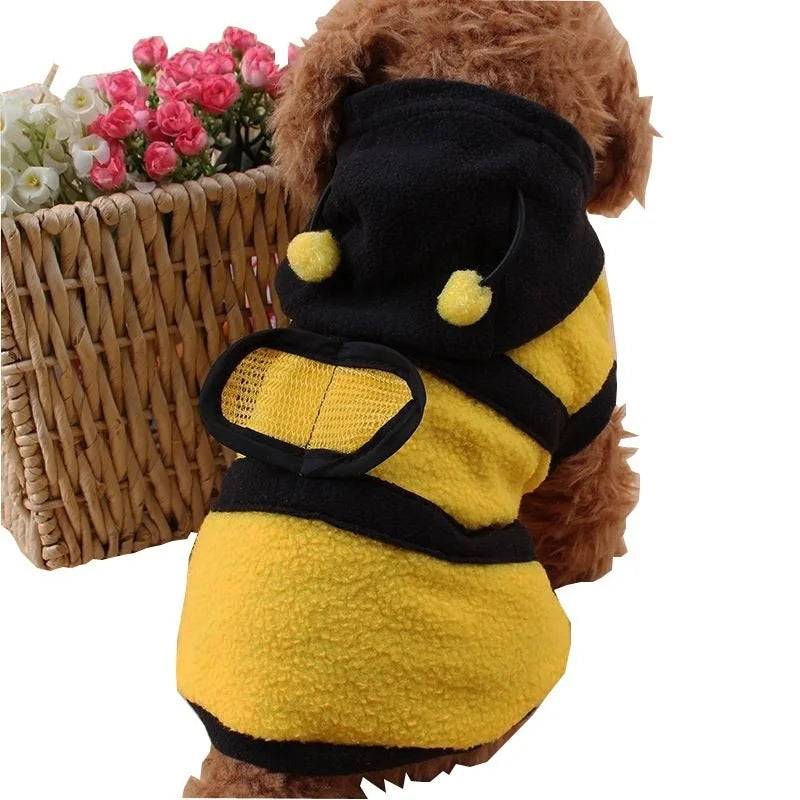 Bee Pet Outfit - Pull cosplay pour animaux de compagnie Halloween