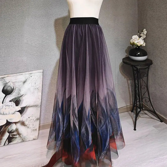 Patchwork Design Summer Skirt