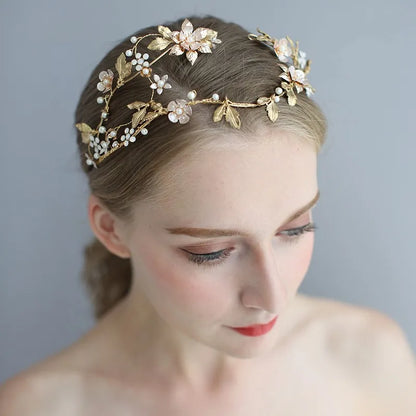 fresh floral crown