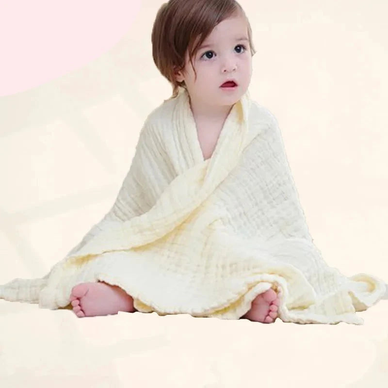 6-Layer Cotton Baby Bath Towel