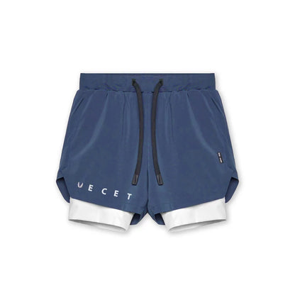 Summer Quick-Dry Double-Layer Gym Shorts for Men
