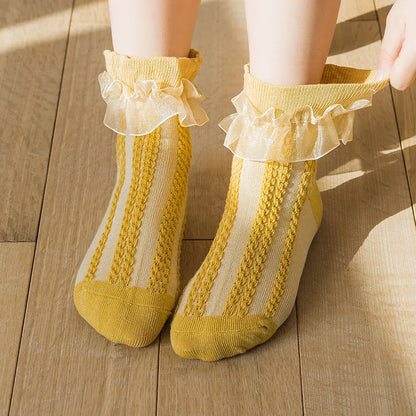 Frilly Lace Tutu Socks For Baby Girls