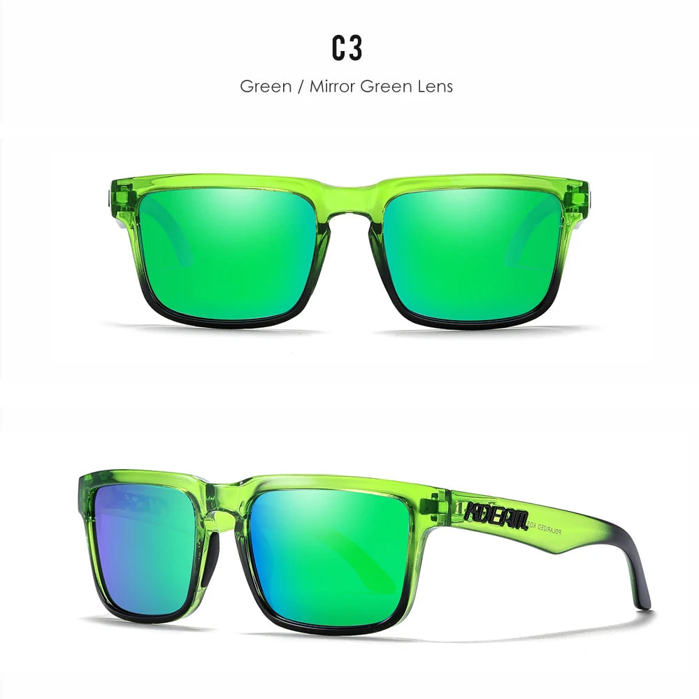 Lunettes de soleil de sport polarisées UV400 True Color pour la conduite, la pêche et la course à pied