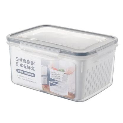 Drain Basket Refrigerator Storage Box