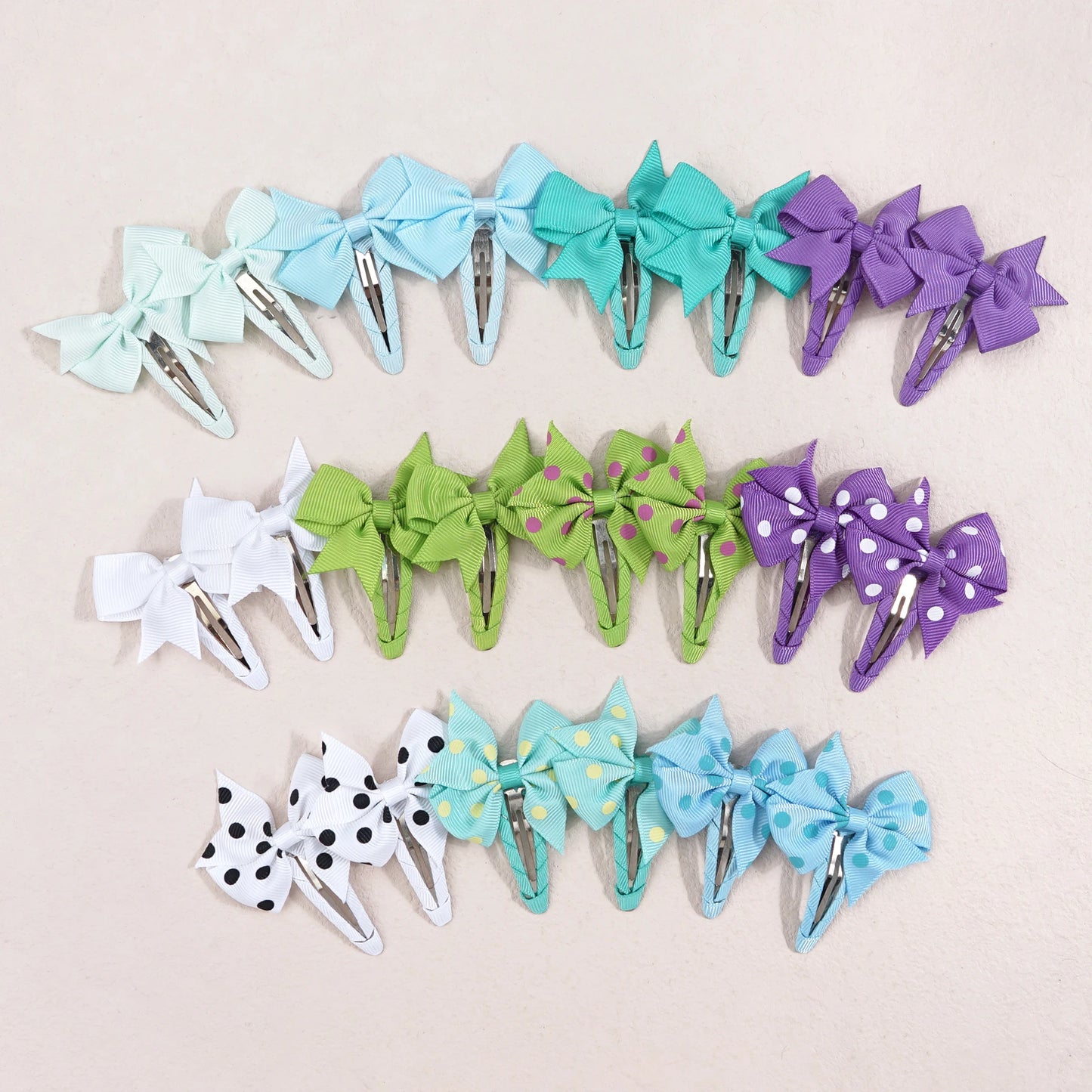 Baby Girl's Boutique Grosgrain Ribbon No Slip Hair Clips