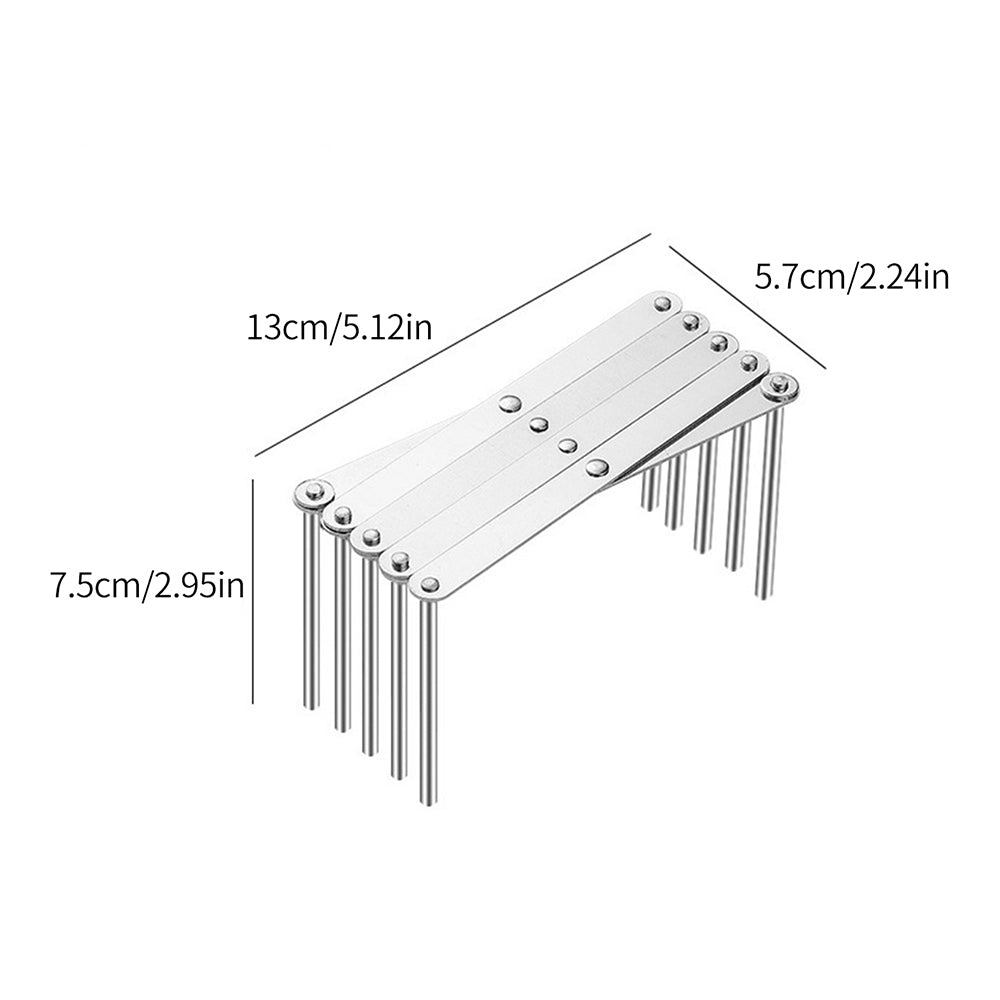 Retractable Stainless Steel Pot Lid Organizer Shelf