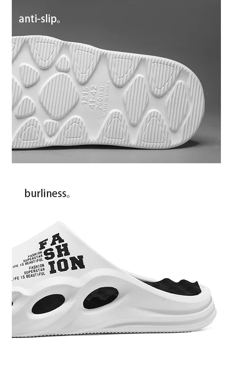 Tongs d'extérieur souples et antidérapantes pour hommes