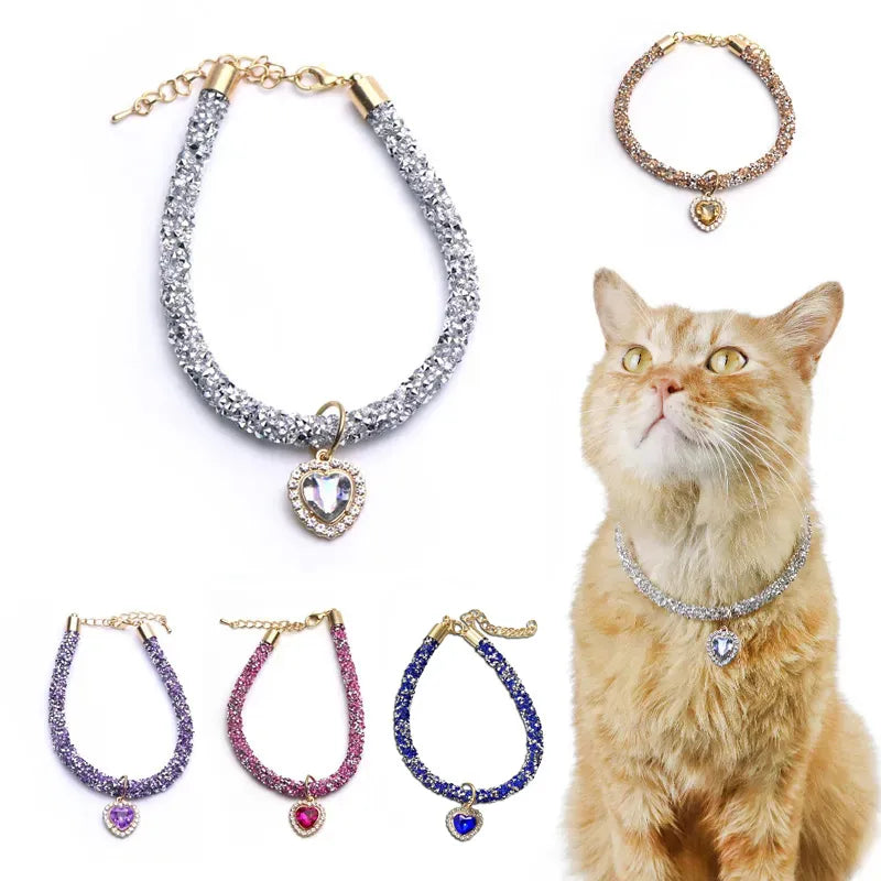 rhinestone cat collar