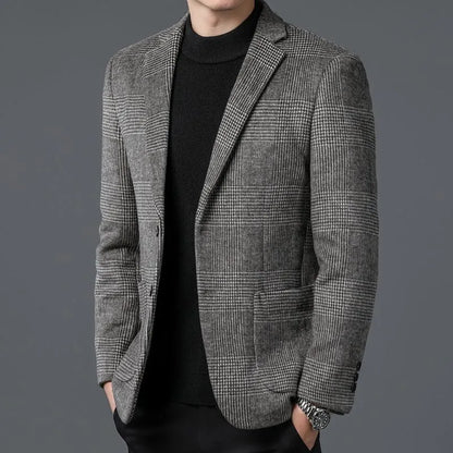 Autumn & Winter Men Single Breasted Classical Blazers