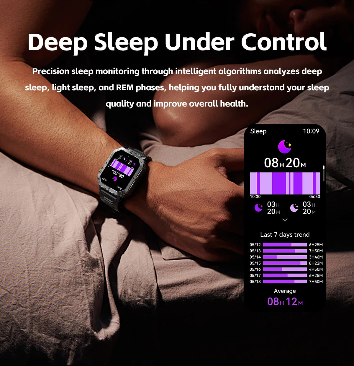 Nouvelle montre intelligente Bluetooth HD pour hommes