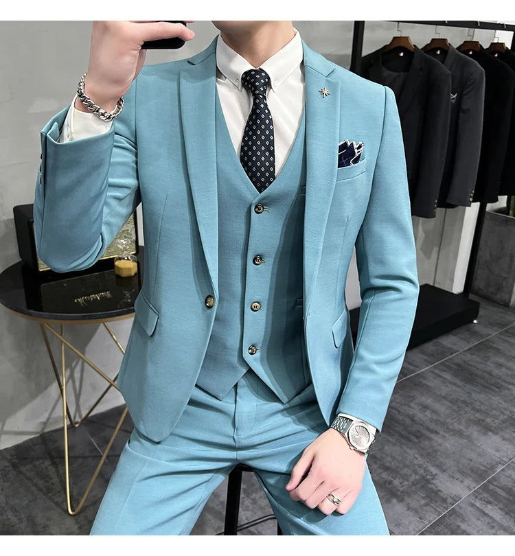 mens cotton suit