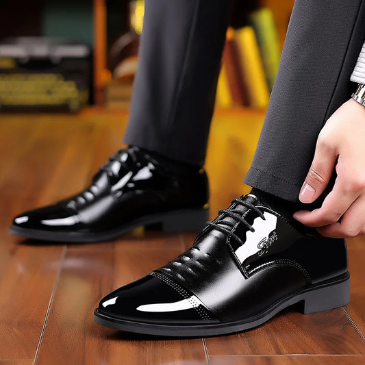Patent Leather Oxford Dress Shoes