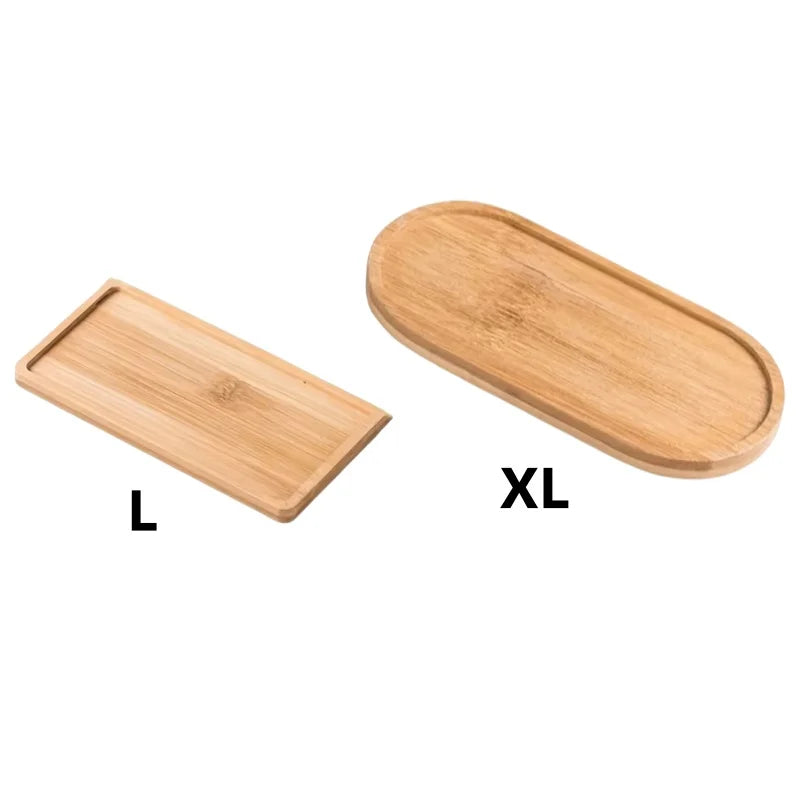 Waterproof Bamboo Wooden Pallet Rectangular Basin Tray