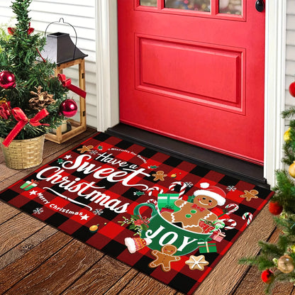 christmas door mats

