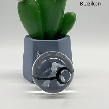 3D Pokemon Kristallkugel Nachtlicht 